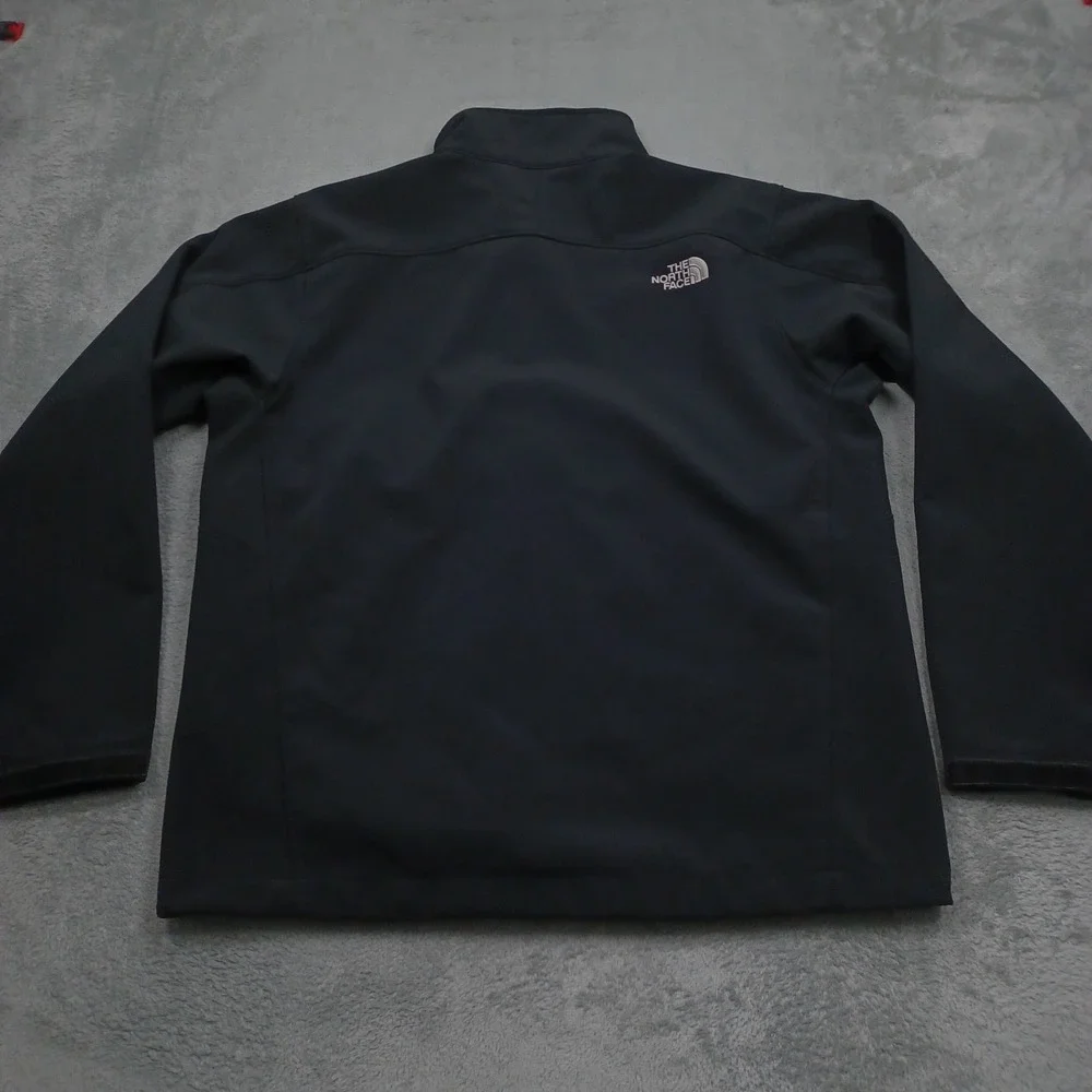 North Face Jacket Mens Large Black Full Zip Outdoor Casual Pockets